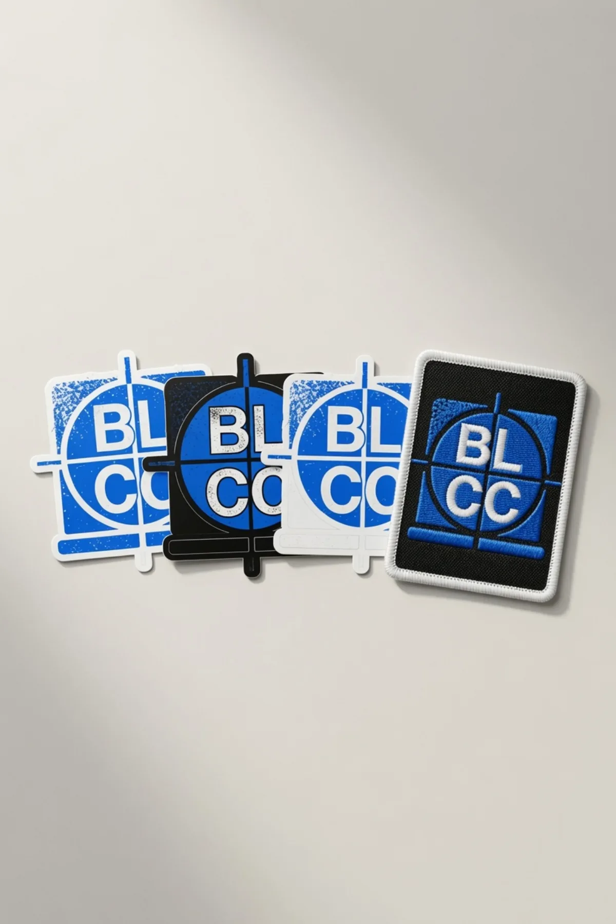 BLCC vinyl sticker set and embroidered patch